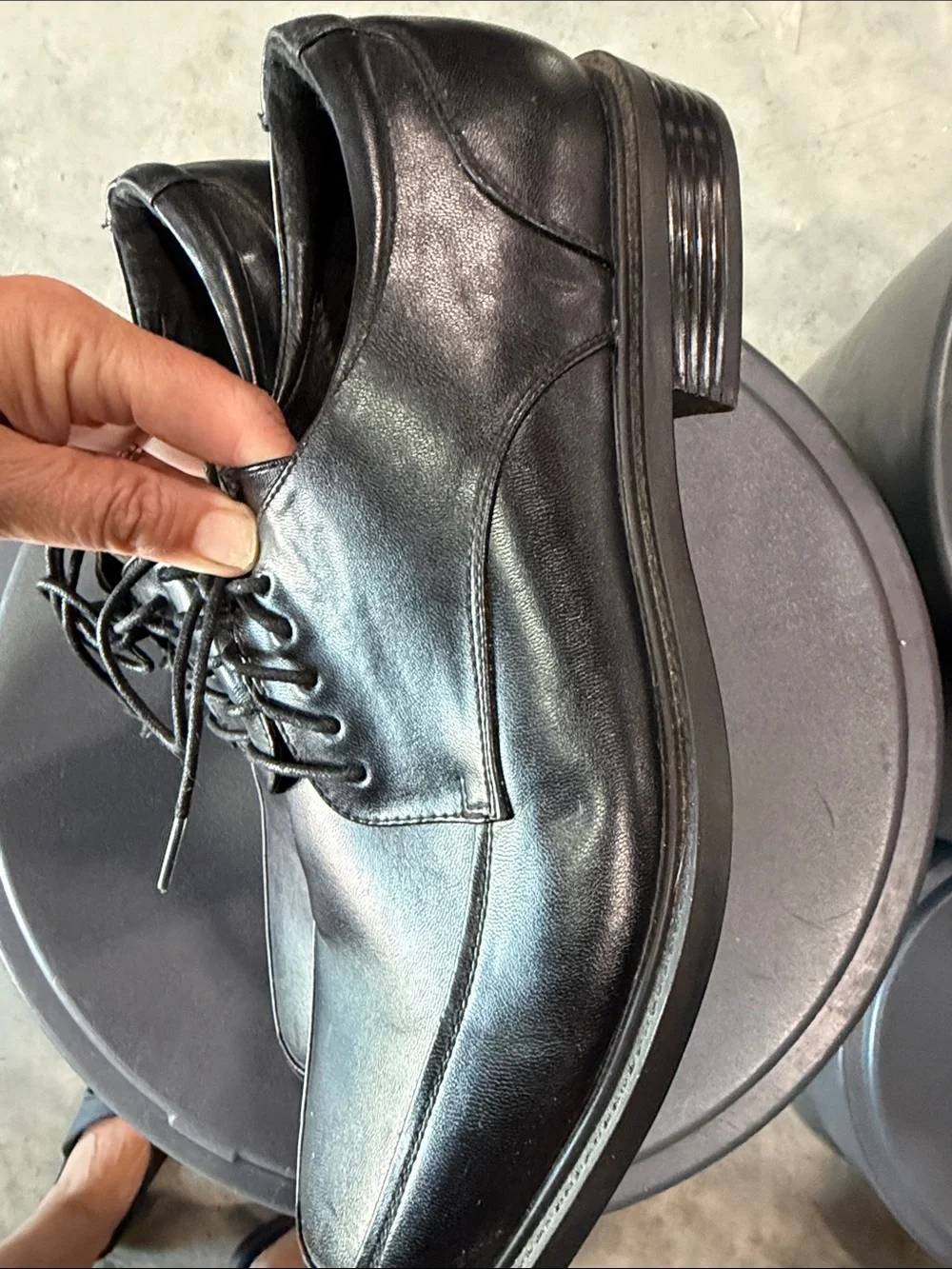 croft & barrow Black Lace-Up Men’s Derby dress  Shoes